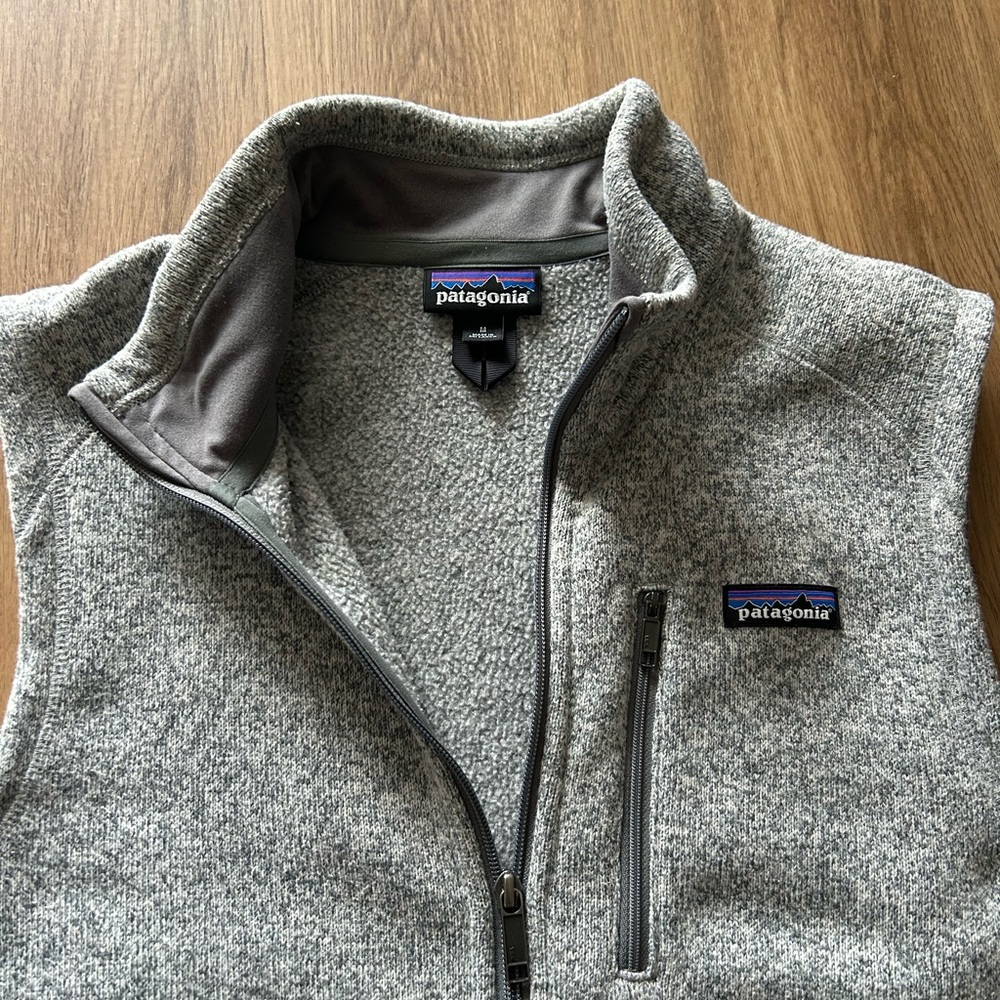 Patagonia Heather Gray Fleece Jacket
